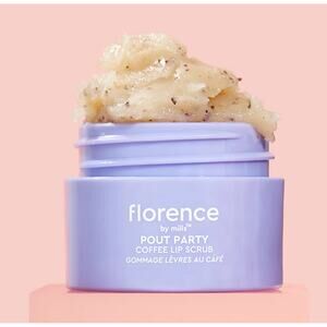 Florence by Mills Pout Party Coffee Lip Scrub 0.52 oz NEW